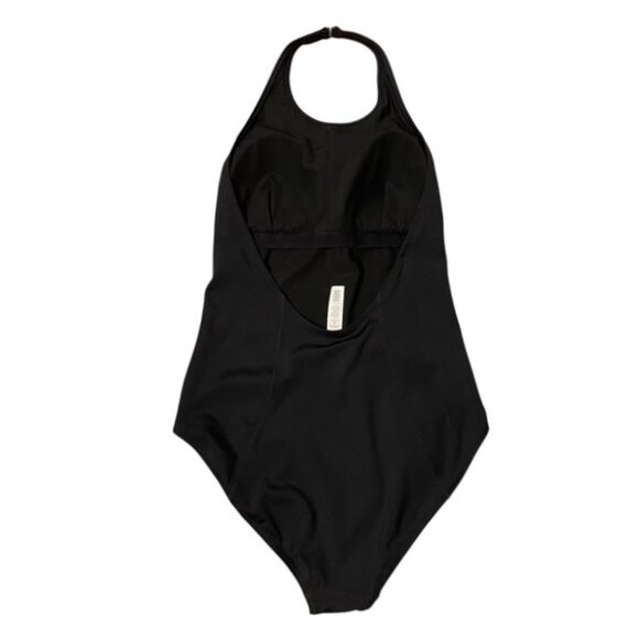 NEW Athleta Offshore Paddle One Piece Swimsuit Bathing Suit Black Size Medium - Picture 4 of 14